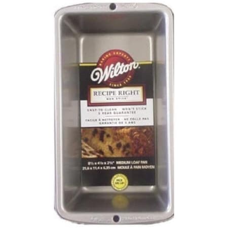 Wilton Wilton 2105-950 8.5 x 4.5 in. Recipe Right Non-Stick Bakeware Loaf Pan - Medium 624645